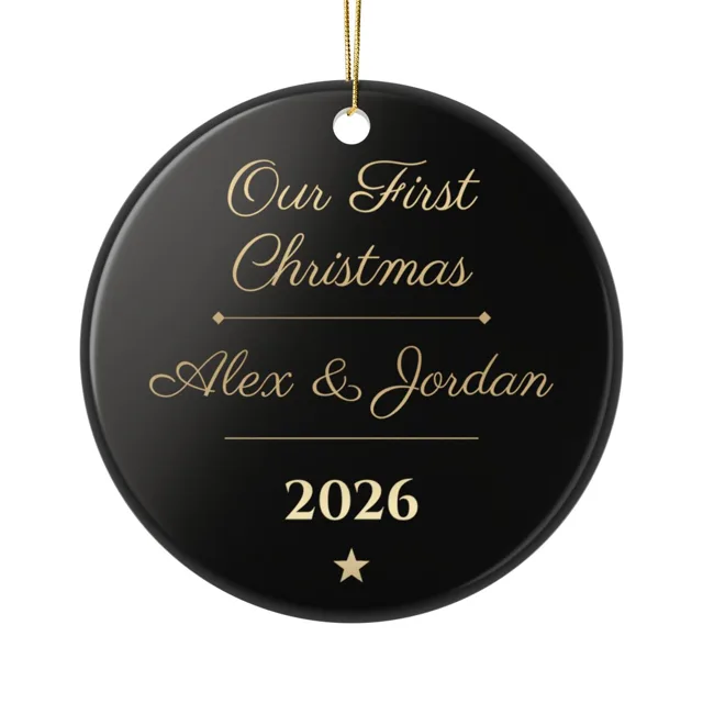 Our First Christmas Ornament 2026